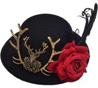 Tianyi-Blessume Mini Chapeau Steampunk Pince À Cheveux Gothique Femmes Cosplay Accessoires De Tête