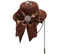 Tianyi-Blessume Mini Chapeau Steampunk Pince À Cheveux Gothique Femmes Cosplay Accessoires De Tête