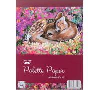 Tianyi-- Bloc De Peinture En Papier Pour Palette, 22,9 X 30,5 Cm, 40 Feuilles, Papier De Peinture Acrylique, Papier À Dessin, Papier De Peinture, Papier De Palette De Peinture Jetable, Palette De