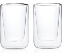Tianyi-Blomus Cappuccino Set De 2 Verres Nero (115 Mm)