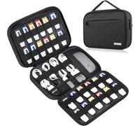 TIANYI-Boîtier de Clé USB Support de Clé USB Sac de Rangement pour SanDisk/SamData/Samsung Lecteurs Flash USB Jump Drive Memory Stick, Carte SD, Câbles, Noir