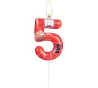 Tianyi-Bougie D'anniversaire Sur Le Thème Du Basket-Ball, Bougies D'anniversaire Pour Garçons Et Filles, Enfants, Réunions À Thème (Numéro 5)
