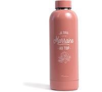 Tianyi-Bouteille Isotherme Cadeau Marraine - Je Suis Une Marraine Au Top - 500ml - Gourde Isotherme En Acier Inoxydable - Gourde Sport, Annonce Marraine, Demande Marraine, Baptême