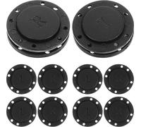 Tianyi-Boutons Pression Magnétiques À Coudre Noir Diamètre 22 Mm 6 Paires De Boutons Magnétiques Invisibles Pour Vêtements Manteau Coupevent Sacs À Main Bavoirs Bricolage Couture Bricolage