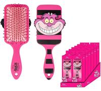 Tianyi-- Brosse À Cheveux Disney - Couleur Rose - Brosse Démêlante - Design Imprimé Chat Du Cheshire - Produit Original