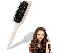 Tianyi-Brosse Cheveux Bouclés, Brosse De Définition De Bouclesbrosse À Cheveux Rebondissantes, Bounces Curly Brush, Curly Defining Brush Pour Façonner (1beige)