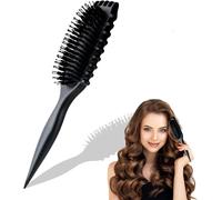 Tianyi-Brosse Cheveux Bouclés, Brosse De Définition De Bouclesbrosse À Cheveux Rebondissantes, Bounces Curly Brush, Curly Defining Brush Pour Façonner, Démêler Et Définir Les Boucles¿Noir¿