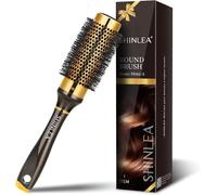 Tianyi-Brosse Cheveux Bouclés - Shinlea Brosse Ronde 33 Mm Pour Cheveux Court Femme, Anti-Traction, Coiffant Et Séchant, Ajoutant Du Volume Et De La Brillance Pour Les Cheveux Fins