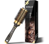 Tianyi-Brosse Cheveux Démélant - Shinlea Brosse Cheveux Bouclés Anti-Traction Pour Fille Femme Homme 43 Mm, Démêlant, Coiffant Et Séchant, Ajoutant Du Volume Et De La Brillance (Doré)