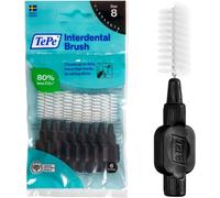 Tianyi-Brossettes Interdentaires, Originales, Noir, 1.5mm/Iso 8, 8pcs, Élimine La Plaque Dentaire, Nettoyage Efficace Entre Les Dents, Pour Espaces Très Larges
