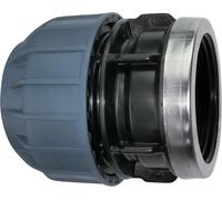 TIANYI-- C51938 - Manchon/Adaptateur fileté - Réducteur de Compression Droit - raccord Filetage Femelle 2" - pour Tuyau Ø50mm - en polypropylène - connecteur/réparateur
