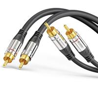 TIANYI-câble audio stéréo 2x cinch 15.0m