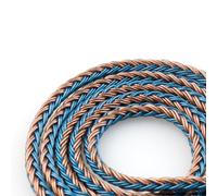 TIANYI-Câble de mise à niveau KBEAR ST16 MMCX 16 c?urs 5N Pin plaqué or pour Shure SE535, SE315, SE215, SE425, SE846, UE900 (MMCX 2,5 mm, marron et bleu)