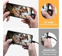 Tianyi-Câble Extension Usb C À Angle Droit 3m, 90 Degrés Usb C 3.1 Gen 2 10gbps 100w Charge Rapide,Rallonge Mâle Vers Femelle Type C,Pour Iphone 15,Macbook Air,Ipad Pro,Galaxy S24 S23 S22