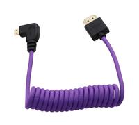 TIANYI-Câble Micro HDMI vers HDMI 4K 8K 60p pour ATOMOS Ninja V Ultra Canon R6II R5C R5 R100 R7 Sony ZVE-10 A7C A7RIV Lumix S5 S9 GH4 Camera Teradek, Type A vers Type D