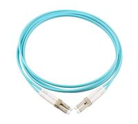 TIANYI-- Câble/Rallonge Fibre Optique - LC/UPC à LC/UPC OM4 Multimode Duplex 50/125 ¿m Jarretière Optique LSZH - Blindage et Connecteur Renforcée - Perte Très Fiable (2M)