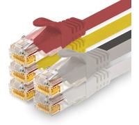TIANYI-Câble Réseau CAT7 Cat 7 10 Gigabit - 5X 0,25m - RJ45 Ethernet LAN DSL Routeur Modem - 5 Couleurs 02