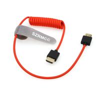 TIANYI-Câble Tressé Spiralé 8K 2.1 HDMI vers HDMI Ultra Haut Hébit pour Z Cam E2 Sony FX6 FX9 Canon EOS C70 C300 Portkeys BM5 Atomos Ninjav V Shogun Moniteur