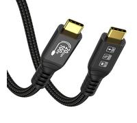 TIANYI-Câble USB C 3.2 Gen 2 20Gbps, Type C 4K@60Hz UHD Video 5A/240W PD3.1 QC4.0 Fast Charge Cord with E-Marker Compatible with Thunderbolt 3/4 MacBook pro Pixel Dell Monitor etc (USB C 20G 100W 5M)