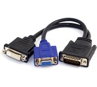 TIANYI-Cablecc DMS-59pin mâle à double câble d'extension répartiteur femelle DVI VGA RGB 15 broches pour carte graphique PC