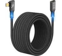 TIANYI-CableDeconn Rallonge USB C 3.2 Gen 2 240 W - 5m Câble de charge Thunderbolt 3 mâle vers femme - Transfert de données 20 Gbps 48 V/5 A de type C - Vidéo 4K - Compatible avec MacBook M1/M2/M3