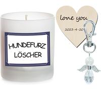 Tianyi-Cadeau Pour Propriétaire De Chien - Bougie Parfumée - Cadeau D'anniversaire - Ange Gardien - Porte-Clés Pour Propriétaires De Chiens - Cadeau Pour Les Propriétaires De Chiens Et Les Amoureux D