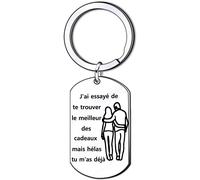 Tianyi-Cadeaux Mari Ma Femme Porte-Clés Couple Cadeau De Saint Valentin,Cadeaux D'anniversaire,Porte Clés Femme Homme Mari Épouse Copain Petite Amie Couples
