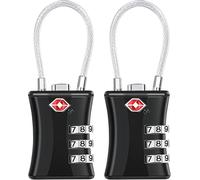 Tianyi-Cadenas Valise 2 Pack, Tsa Luggage Locks, 3 Digit Security Padlock, Combination Padlock, Conforme À La Tsa Pour Les Bagages De Voyage En Plein Air, Le Sac À Dos De Camping