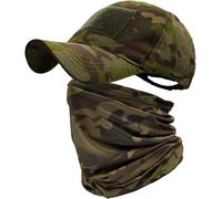 Tianyi-Camo Casquette Homme Avec Refroidissement Cache-Cou Casquettes De Baseball Visage Écharpe Armée Tactique Militaire Chapeau Tour De Cou Pour Courir Chasse Cyclisme Sports