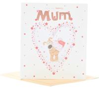Tianyi-Carte D'anniversaire Pour Maman Avec Enveloppe \U2013 Motif Mignon Avec C?Ur À Motifs, Multicolore, 737937-0-1,159 Mm X 184 Mm