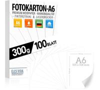 Tianyi-Carton Photo A6 Blanc 300 G/M² Papier À Dessin Vierge De Qualité Supérieure Pour Cartes, Présentations, Travaux Manuels, Papier Épais \U2013 Pour Université, Apprentissage, Maternelle Fabriqué