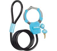 Tianyi-Cble Antivol Ã Clé Avec Menotte [1m] 8275eurdproblu - Idéal Pour Vélos, Trottinettes, Poussettes Et Matériels Sportifs Bleu