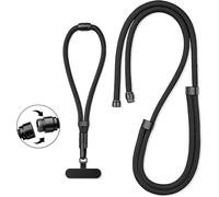 Tianyi-Chaîne De Téléphone Portable 3 En 1 Universelle - Amovible - À Porter Autour Du Cou - Chaîne Réglable - À Porter Autour Du Cou - Corde De Protection