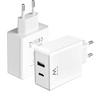 Tianyi-Chargeur Rapide, Chargeur Prise Usb C, Chargeur Pour Iphone 15/14/13/12/11/Pro/Max/Mini/Se/X/Xr/Xs/8/7,Ipad Pro/Air, Airpods,Samsung Galaxy Note,Huawei,Xiaomi Etc.,2 Ports,45w Qc3.0 Gan Fast C