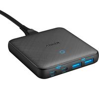 Tianyi-Chargeur Rapide Usb-C, Adaptateur Charge Rapide 63w 4 Ports Piq 3.0 Et Gan, Chargeur Secteur Powerport Atom Iii Slim Avec Deux Ports Usb-C (45 W Max), Iphone 16, Ordinateurs Portables Usb-C