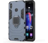Tianyi-Chcase Coque Huawei Honor 8x, 2 En 1 Armour Style Robuste Hybrides Double Couche Armure Defender Tpu + Pc Hard Coques Case Cover Avec Support Magnétique Car Mount Pour Huawei Honor 8x -All Bla