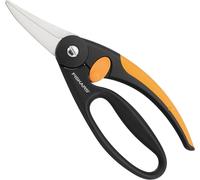 Tianyi-Cisaille Universelle, Longueur: 22 Cm, Lames En Acier Inoxydable/Poignées En Plastique Renforcé De Fibres De Verre, Noir/Orange, Elegance, P45, 1001533