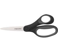 Tianyi-Ciseaux D'écolier, Ciseaux Pour Enfants À Partir De 12 Ans, Droitier, Softgrip, Longueur Totale : 18 Cm, Lames En Inox, Noir Scintillant, 1067859