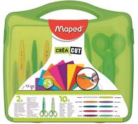 Tianyi-- Coffret Ciseaux Cranteurs Pour Découpe Créative - Mallette Avec 2 Paires De Ciseaux + 10 Lames Interchangeables - Loisirs Créatifs Enfant - À Partir De 3 Ans