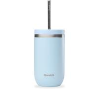 Tianyi-- Cold Cup Isotherme 470 Ml Bleu Pastel - 24h Glacé & 12h Froid - Inox Recyclé, Anti-Éclaboussure - Idéale Pour Boissons Fraîches, Bubble Tea Et Café Glacé