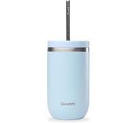 Tianyi-- Cold Cup Isotherme 470 Ml Bleu Pastel - 24h Glacé & 12h Froid - Inox Recyclé, Anti-Éclaboussure - Idéale Pour Boissons Fraîches, Bubble Tea Et Café Glacé