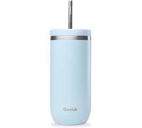 Tianyi-- Cold Cup Isotherme 600 Ml Bleu Pastel - 24h Glacé & 12h Froid - Inox Recyclé, Anti-Éclaboussure - Idéale Pour Boissons Fraîches, Bubble Tea Et Café Glacé