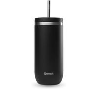 Tianyi-- Cold Cup Isotherme Avec Paille 600ml Noir - 24h Glacé & 12 Froid - Inox Recyclé, Anti-Éclaboussure - Idéale Pour Boissons Fraîches, Bubble Tea Et Café Glacé