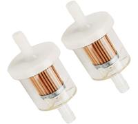 TIANYI-Compatible avec 2 filtres à carburant universels 691035 493629 40 microns 1/4 en ligne pour Briggs & Stratton Kawasaki 49019-7001 Kohler 2505007S Husqvarna