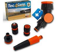 Tianyi-® Connect-2194 Kit De Raccordement Raccord De Robinet Coudé Pour Ordinateur D'irrigation Garniture De Raccordement D'eau Avec Raccord De Tuyau, Raccord De Robinet, Pistolet À Eau