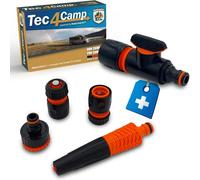 TIANYI-® CONNECT-2241 Kit de raccordement Robinet d'arrêt pour tuyau d'arrosage Kit de raccordement d'eau avec raccord de tuyau - Raccord de robinet - Pistolet à eau (vanne de régulation + kit