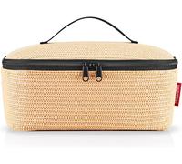 Tianyi-Coolerbag M Pocket Sac Isotherme Avec Dessus En Bouteilles Pet Recyclées Idéal Pour Le Déjeuner En Déplacement, Raffia Black, M, Sac Isotherme