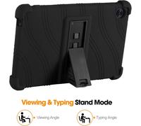 Tianyi-Coque Pour Tcl Tab10l Gen2 10,4 Pouces, Housse Étui De Protecteur Antichoc Silicone Pochette Pour Tcl Tab10l Gen2 Avec Coins Renforcés -Noir