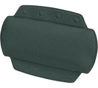 TIANYI-, Coussin de Bain Antibactérien et Antidérapant avec 8 Ventouses, Confort Optimal pour Douche et Baignoire, Idéal pour Sécurité et Détente, Vert Foncé, 23 x 32 cm