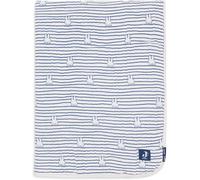 Tianyi-Couverture Pour Bébé Miffy Stripe Navy, 75 X 100 Cm, 100% Coton, Pour Berceau De Bébé, Couverture En Mousseline, Tog 0,5, Certifiée Oeko-Tex
